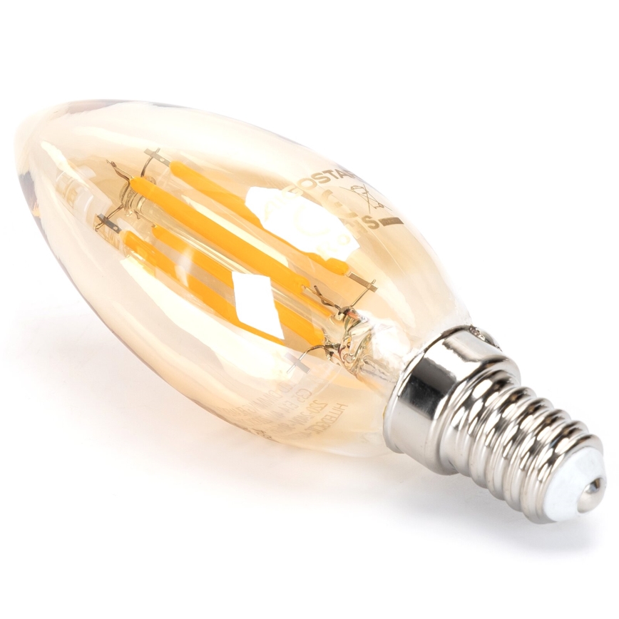 LED Димируема крушка FILAMENT C35 E14/4W/230V 2200K - Aigostar
