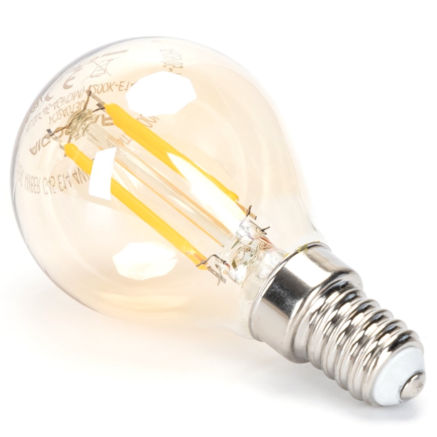 LED Димируема крушка FILAMENT G45 E14/4W/230V 2200K - Aigostar