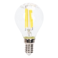 LED Димируема крушка FILAMENT G45 E14/4W/230V 6500K - Aigostar