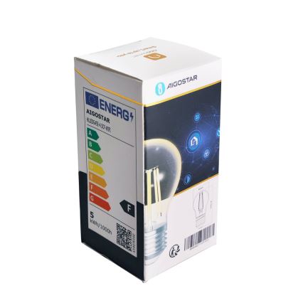 LED Димируема крушка FILAMENT G45 E27/4,5W/230V 2700-6500K Wi-Fi - Aigostar