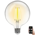LED Димируема крушка FILAMENT MESH Smart G125 E27/6W/230V 2700-6500K - Aigostar
