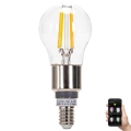 LED Димируема крушка FILAMENT MESH Smart G45 E14/4,5W/230V 2700-6500K - Aigostar