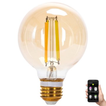 LED Димируема крушка FILAMENT MESH Smart G80 E27/6W/230V 2700-6500K - Aigostar