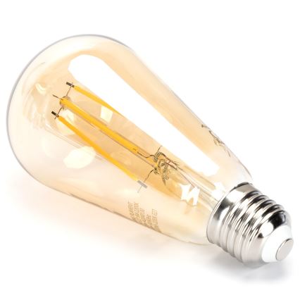 LED Димируема крушка FILAMENT ST64 E27/6W/230V 2200K - Aigostar
