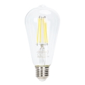 LED Димируема крушка FILAMENT ST64 E27/6W/230V 6500K - Aigostar
