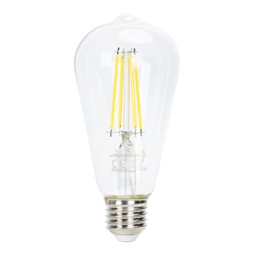LED Димируема крушка FILAMENT ST64 E27/6W/230V 6500K - Aigostar