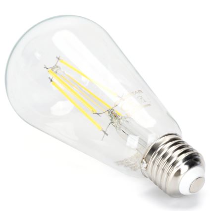LED Димируема крушка FILAMENT ST64 E27/6W/230V 6500K - Aigostar