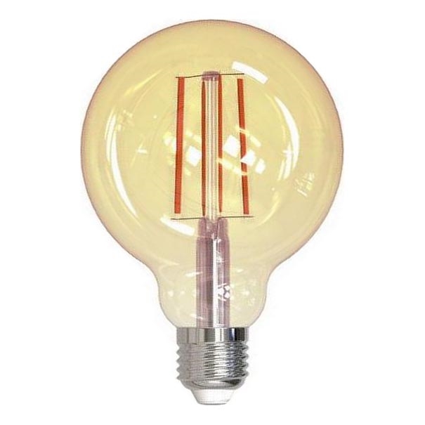 LED Димируема крушка FILAMENT VINTAGE G95 E27/12W/230V 2000K