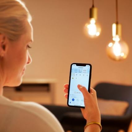 LED Димируема крушка FILAMENT G125 E27/7W/230V 2700-6500K CRI 90 Wi-Fi - WiZ