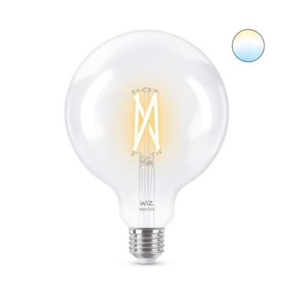 LED Димируема крушка FILAMENT G125 E27/7W/230V 2700-6500K CRI 90 Wi-Fi - WiZ