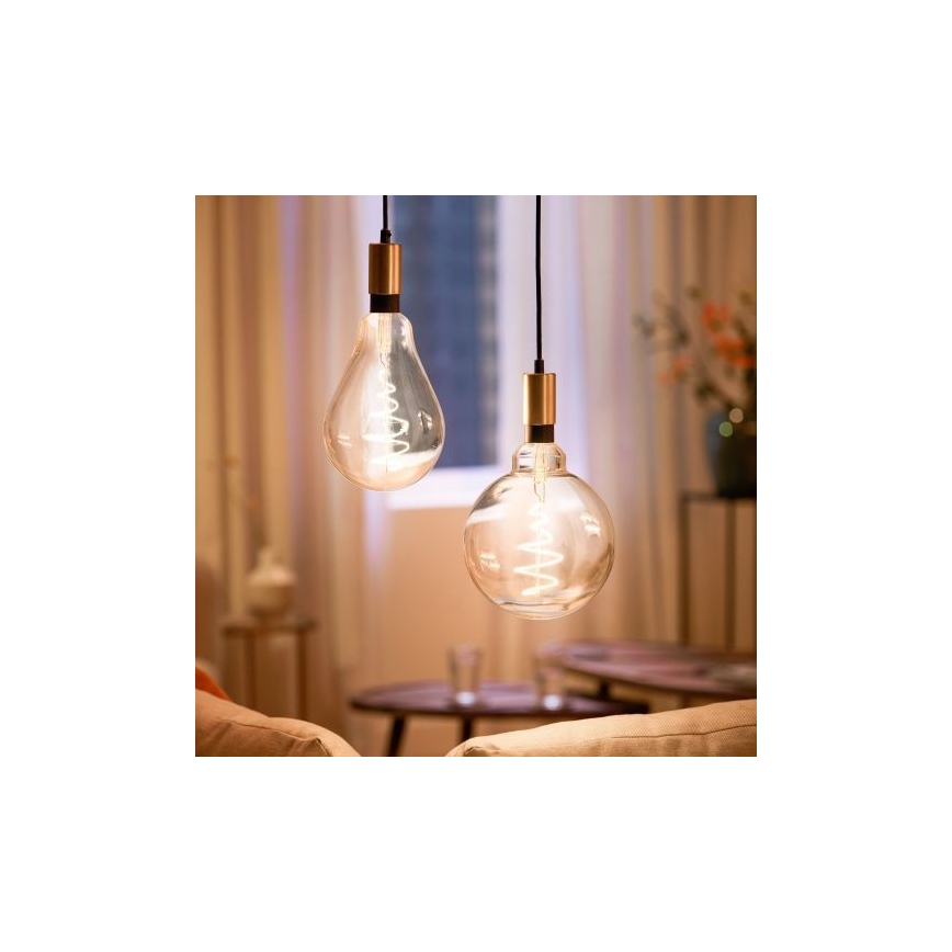 LED Димируема крушка FILAMENT G200 E27/6,5W/230V 2700-6500K CRI 90 Wi-Fi - WiZ