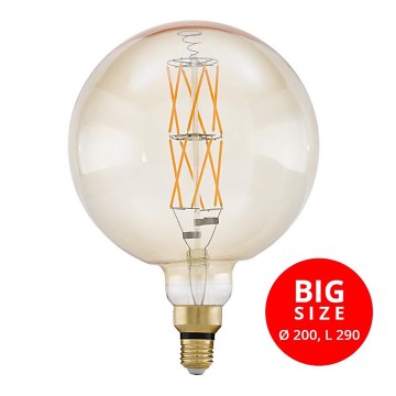 LED Димируема крушка G200 E27/8W/230V 2100K - Eglo 11687