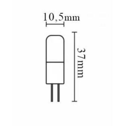 LED Димируема крушка G4/2W/12V 4000K