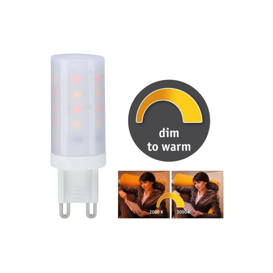 LED Димируема крушка G9/4W/230V 2000-3000K - Paulmann 28819