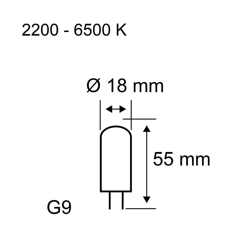 LED димируема крушка G9/4W/230V 2200-6500K - Paulmann 28820