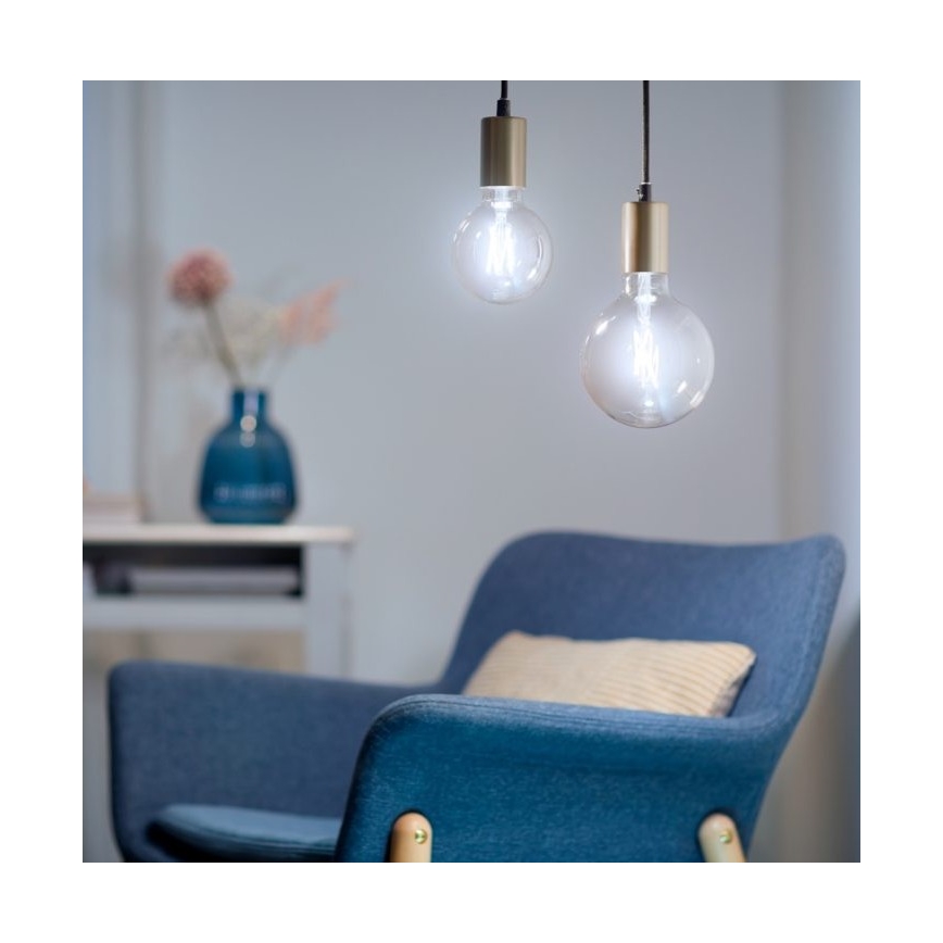LED Димируема крушка FILAMENT G95 E27/6,7W/230V 2700-6500K CRI 90 Wi-Fi - WiZ