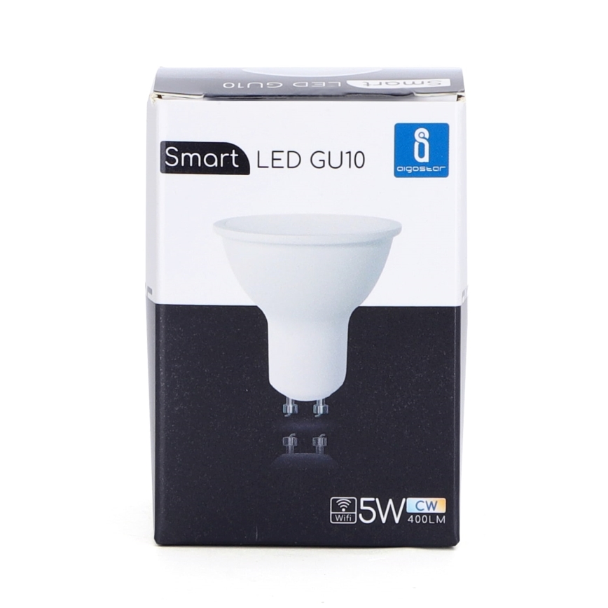 LED Димируема крушка GU10/5W/230V 3000-6500K Wi-Fi - Aigostar