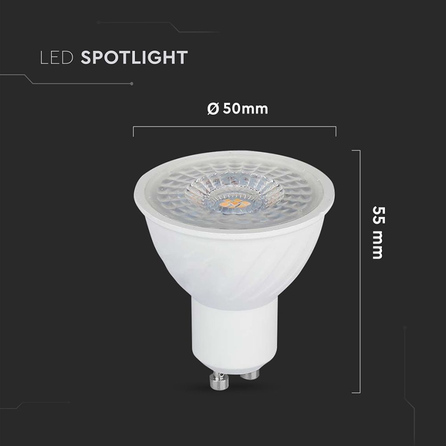 LED Димируема крушка GU10/6W/230V 3000K 110°