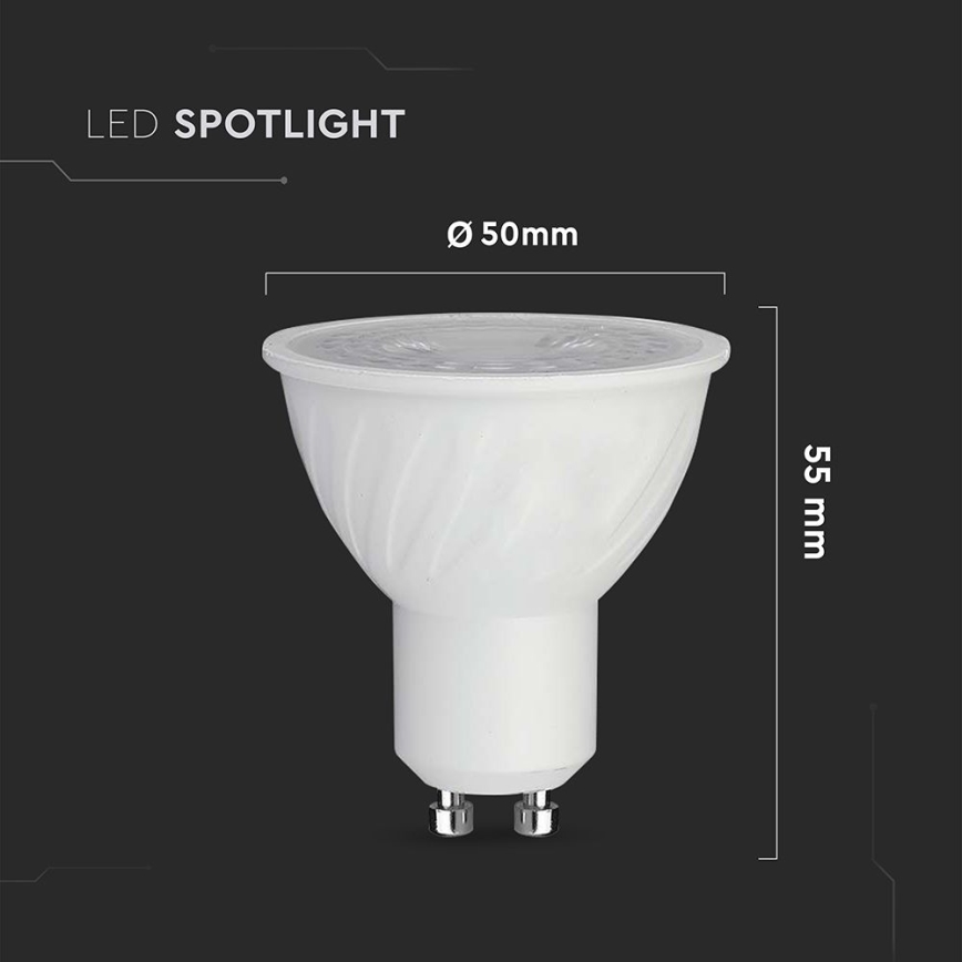 LED Димируема крушка GU10/6W/230V 6500K 38°
