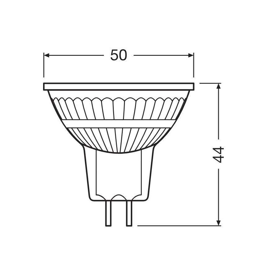 LED Димируема крушка GU5,3/3,4W/230V 2700K CRI 90 - Osram