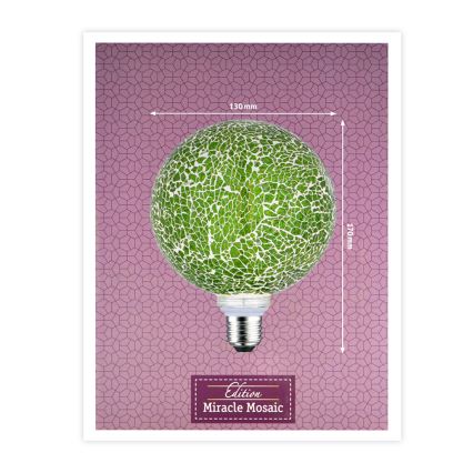 LED Димируема крушка MOSAIC G125 E27/5W/230V 2700K - Paulmann 28747