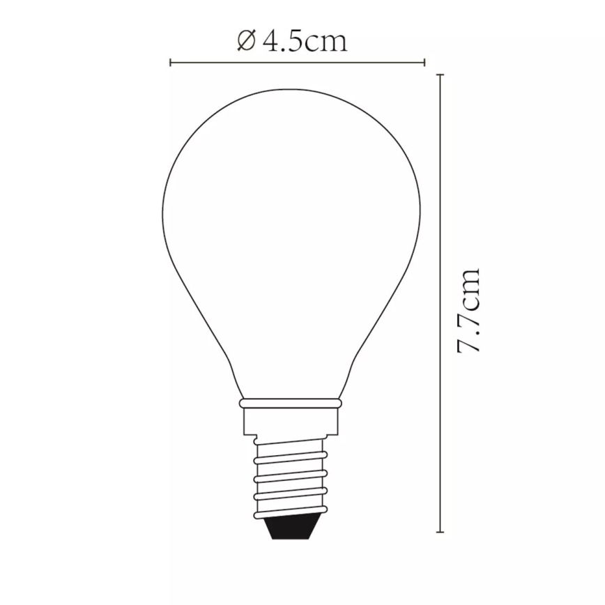 LED Димируема крушка P45 E14/4W/230V - Lucide 49022/04/60