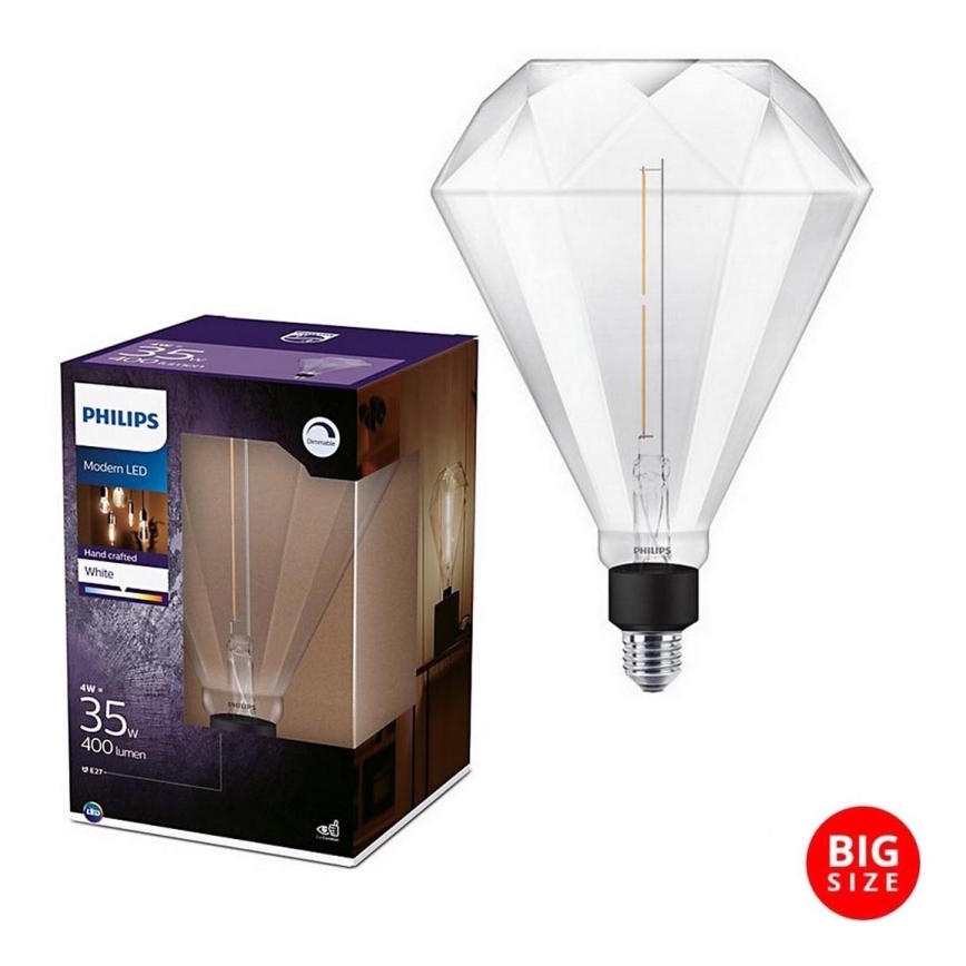 LED Димируема крушка Philips E27/4W/230V 3000K