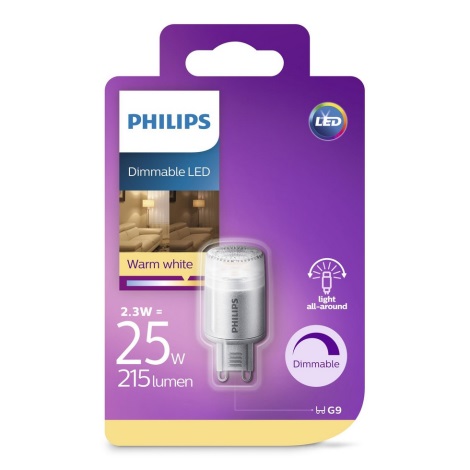 LED Димируема крушка Philips G9/2,3W/230V 2700K