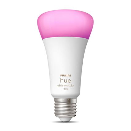 LED Димируема крушка Philips Hue White And Color Ambiance A67 E27/13,5W/230V 2000-6500K