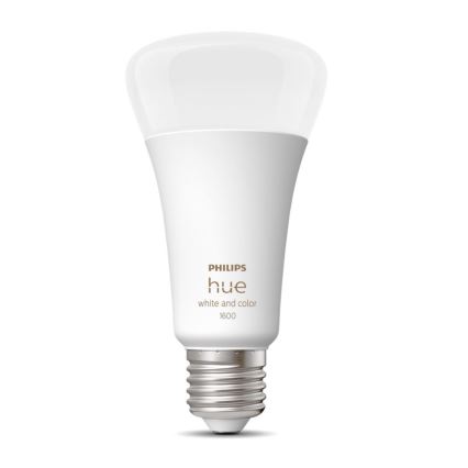 LED Димируема крушка Philips Hue White And Color Ambiance A67 E27/13,5W/230V 2000-6500K