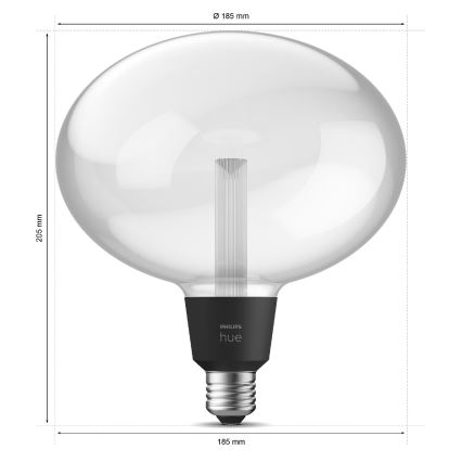 LED Димируема крушка Philips Hue White And Color Ambiance E27/6,5W/230V 2000-6500K