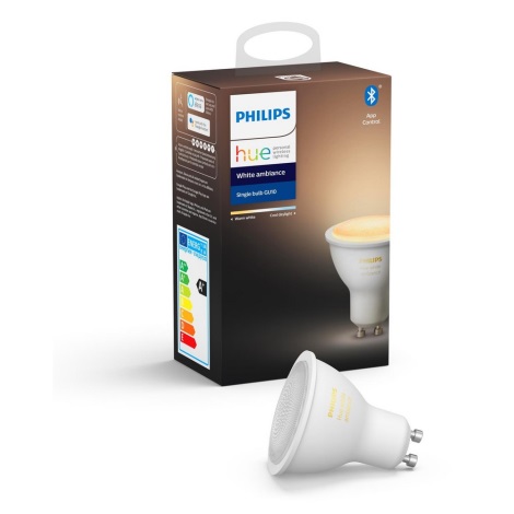 LED Димируема крушка Philips Hue WHITE AMBIANCE 1xGU10/4,3W/230V 2200-6500K