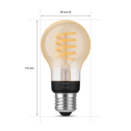 LED Димируема крушка Philips Hue WHITE AMBIANCE A60 E27/7W/230V 2200-4500K