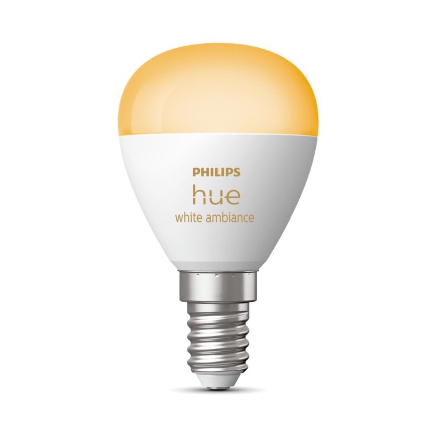 LED Димируема крушка Philips Hue WHITE AMBIANCE P45 E14/5,1W/230V 2200-6500K