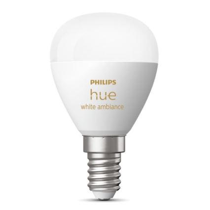 LED Димируема крушка Philips Hue WHITE AMBIANCE P45 E14/5,1W/230V 2200-6500K