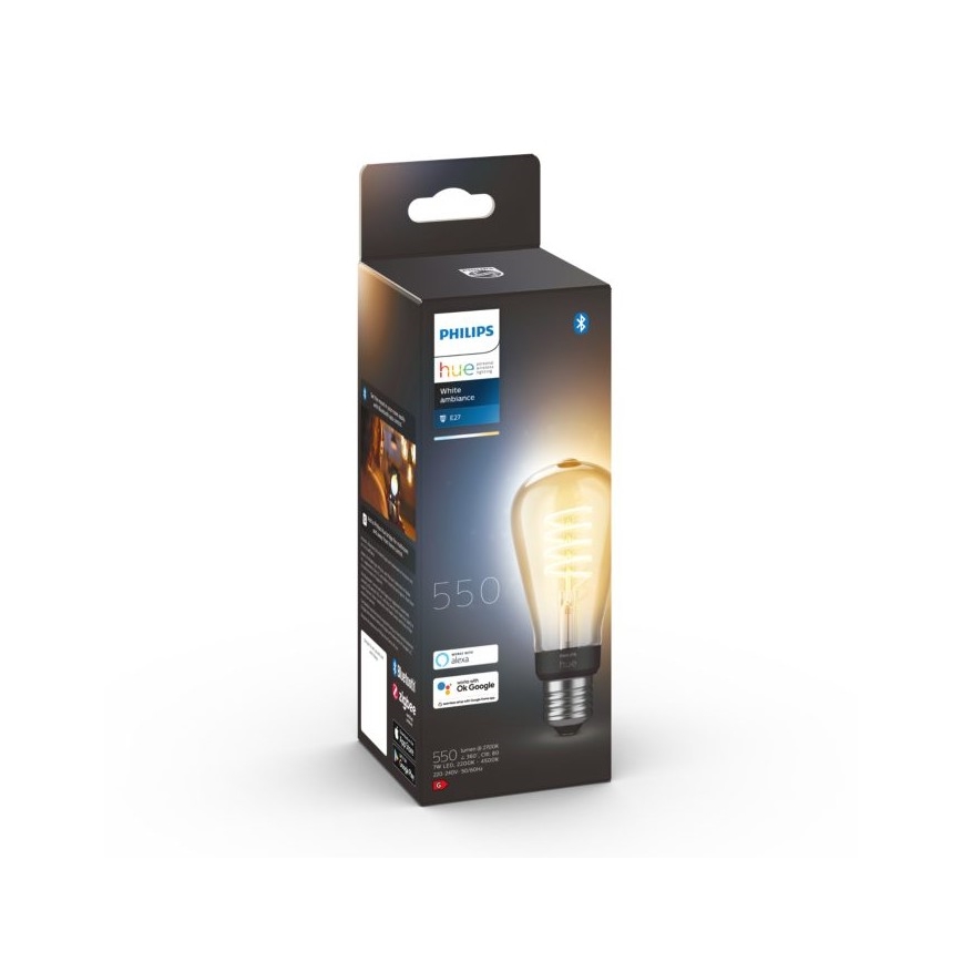 LED Димируема крушка Philips Hue WHITE AMBIANCE ST64 E27/7W/230V 2200-4500K