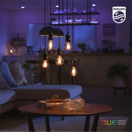 LED Димируема крушка Philips Hue WHITE FILAMENT A60 E27/7W/230V 2100K