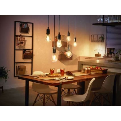 LED Димируема крушка Philips Hue WHITE FILAMENT G125 E27/7W/230V 2100K