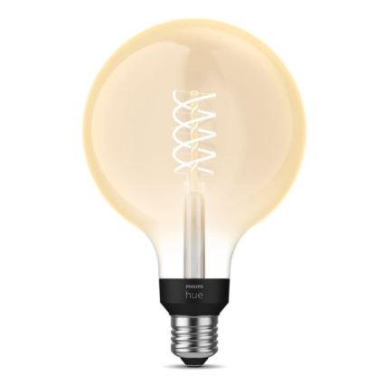 LED Димируема крушка Philips Hue WHITE FILAMENT G125 E27/7W/230V 2100K