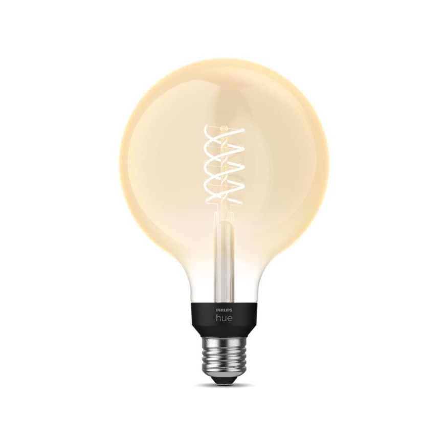 LED Димируема крушка Philips Hue WHITE FILAMENT G125 E27/7W/230V 2100K