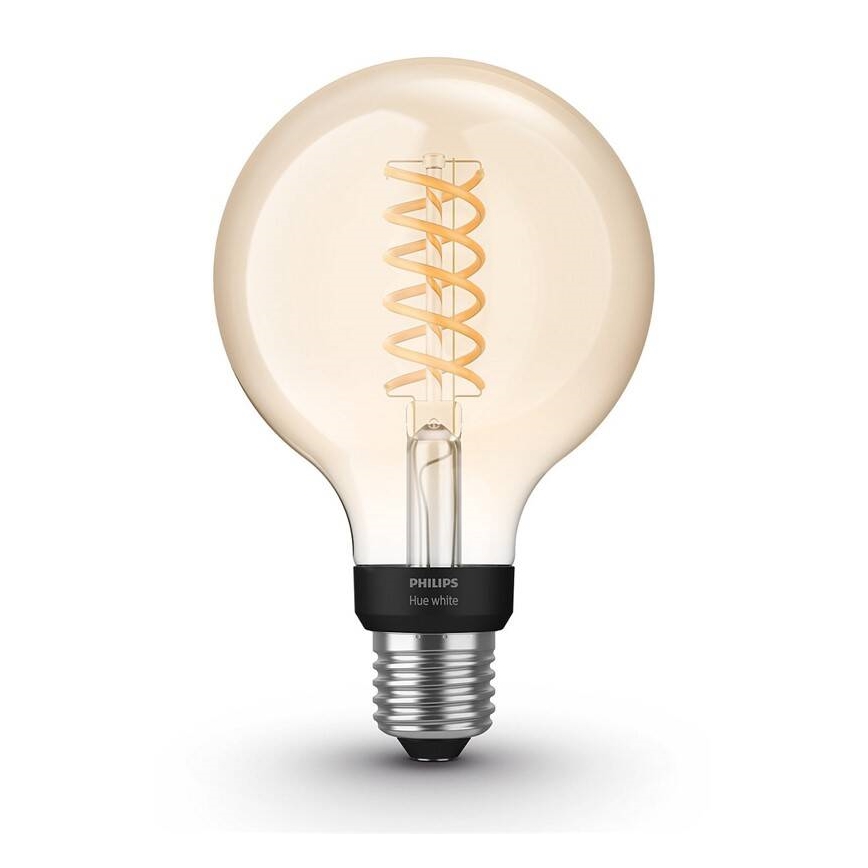 LED Димируема крушка Philips Hue WHITE FILAMENT G93 E27/7,2W/230V 2100K