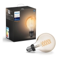 LED Димируема крушка Philips Hue WHITE FILAMENT G93 E27/7W/230V 2100K