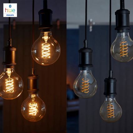 LED Димируема крушка Philips Hue WHITE FILAMENT G93 E27/7W/230V 2100K