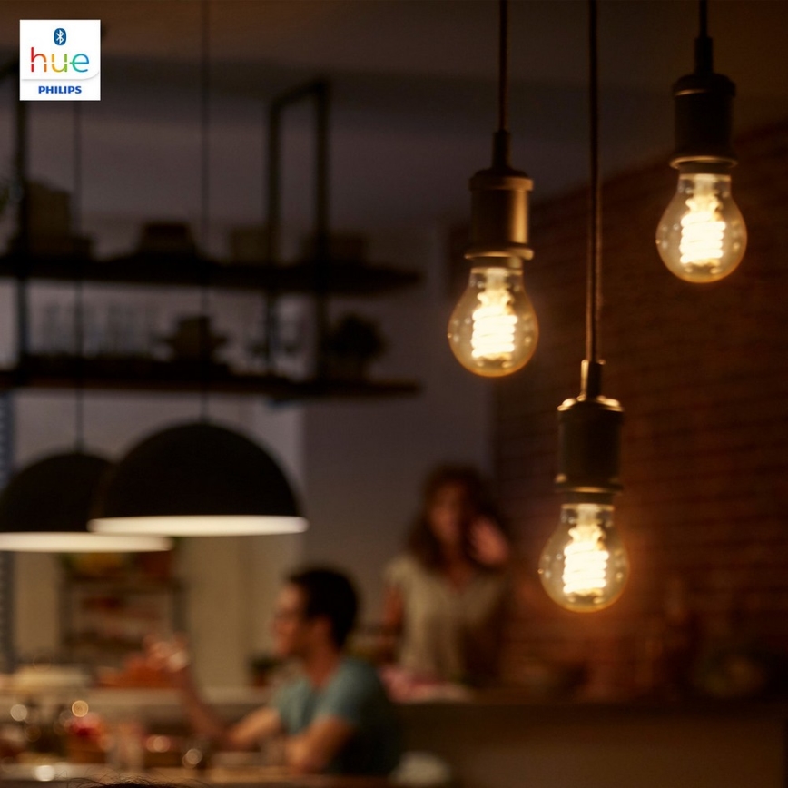 LED Димируема крушка Philips Hue WHITE FILAMENT G93 E27/7W/230V 2100K