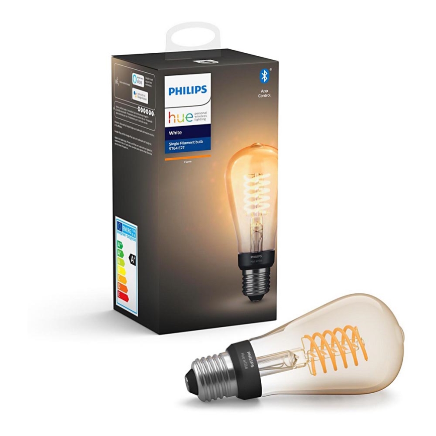 LED Димируема крушка Philips Hue WHITE FILAMENT ST64 E27/7W/230V 2100K