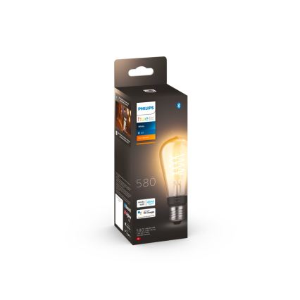 LED Димируема крушка Philips Hue WHITE FILAMENT ST64 E27/7W/230V 2100K