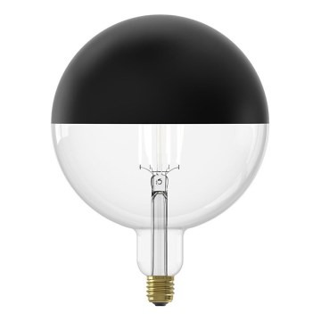 LED димируема крушка с горен капак FILAMENT G200 E27/6W/230V 1800K черна CRI 90