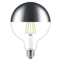 LED Димируема крушка с огледална сферична капачка DECO Philips G125 E27/7,2W/230V 2700K