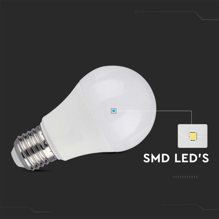LED Димируема крушка SAMSUNG CHIP A60 E27/11W/230V 3000K