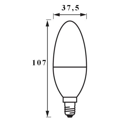 LED Димируема крушка SMART+ E14/5W/230V 2700K-6500K Wi-Fi - Ledvance